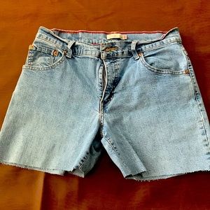 Levi’s vintage high waisted shorts.